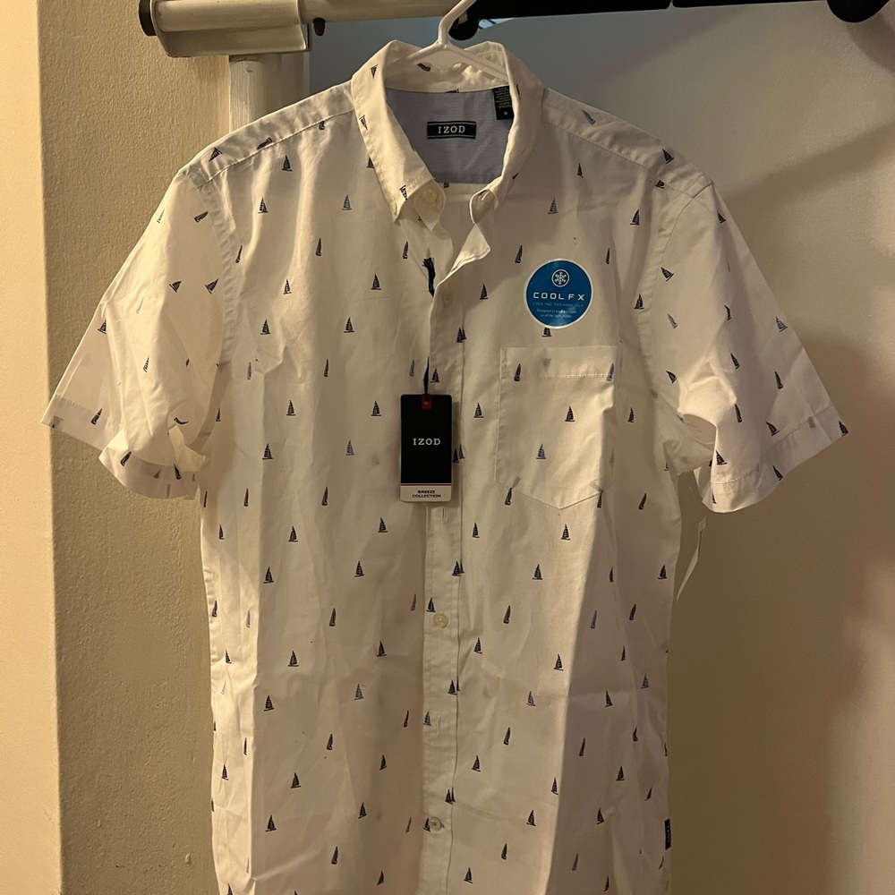 Men’s Izod Breeze Collection Short Sleeve Button Down